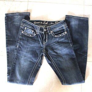 Brand New Grace in LA Dark Blue Boot Cut Jeans